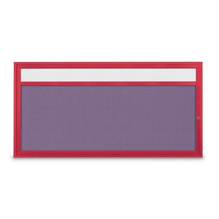 United Visual Products Slim Enclosed Corkboard, 36"x36", Gold Alum Frame/Black UVEB3636-GOLD-BLACK